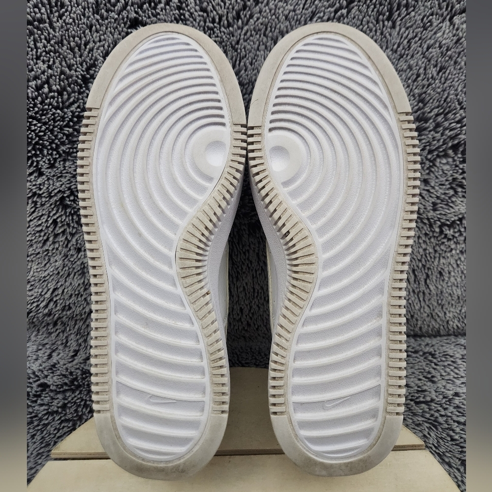 Nike Court Vision Alta Triple White Shoes Women's Size 7.5 - Picture 8 of 9